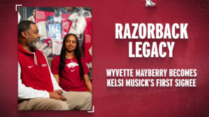 Read more about the article BREAKING: Wyvette And Lee Mayberry Discuss Stunning Decision To Come To Arkansas Sends Massive Shockwaves To Fans And Whole SEC Sport World.