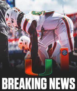 Read more about the article BREAKING: Hurricanes  Dealt Most Unfortunate News In The NCAA Transfer Portal.