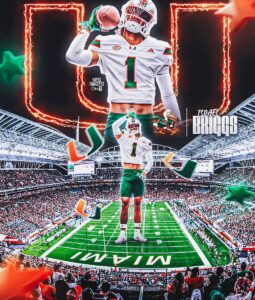 Read more about the article JUST IN: Miami Football Add 4-star Pass Catcher Over LSU.