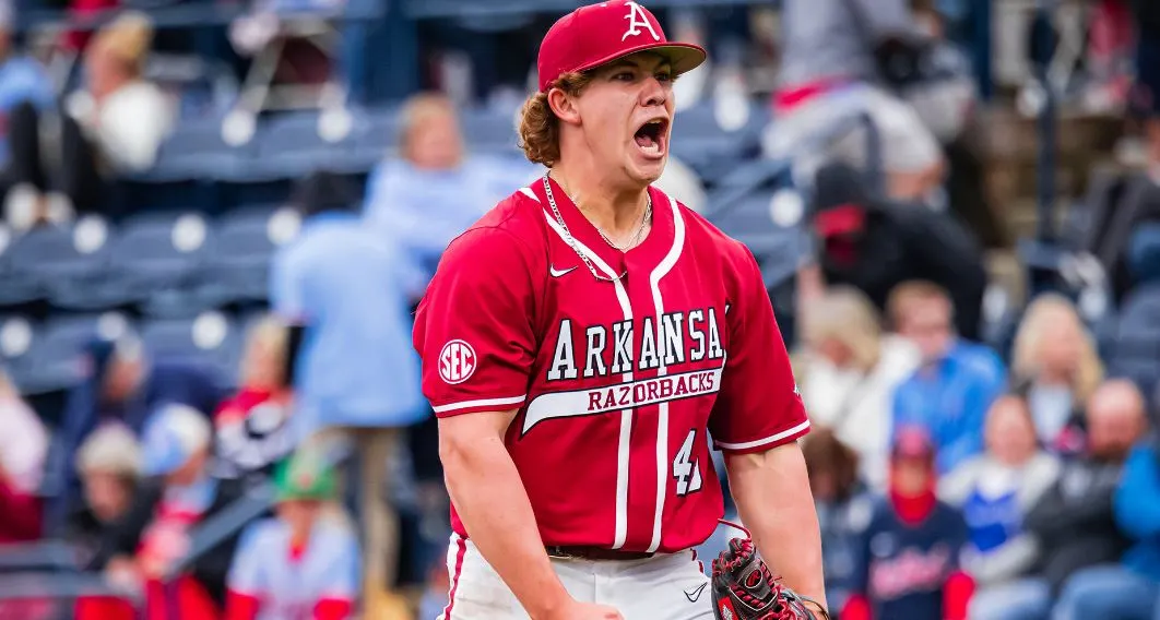 Read more about the article BREAKING: Arkansas’ Gage Wood Made Greatest Record In Men’s College World Series History.