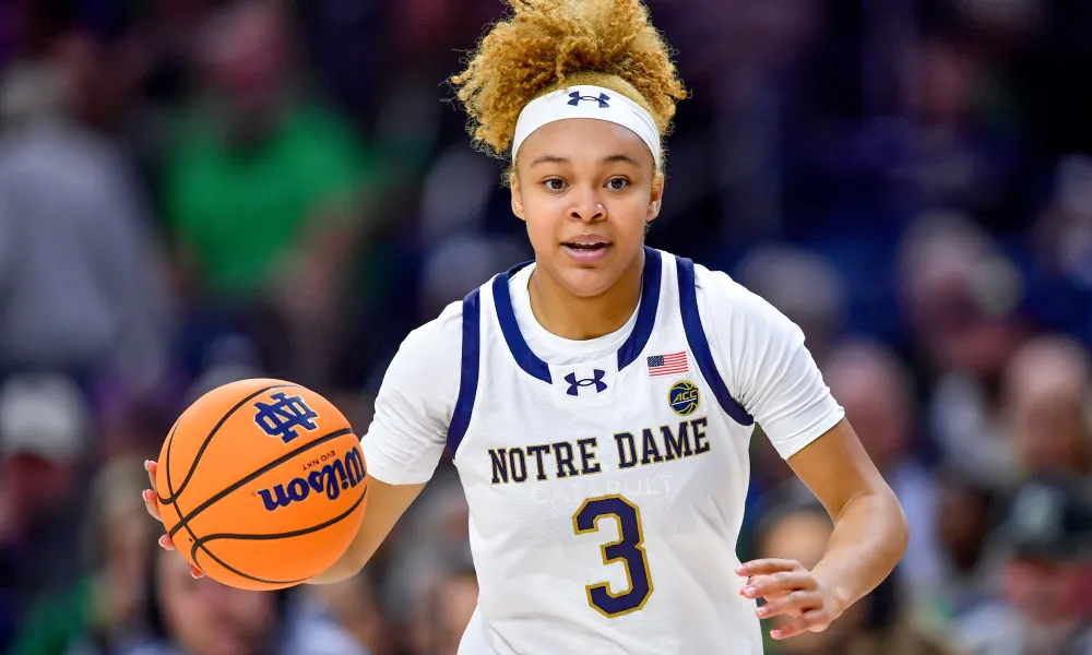 Read more about the article BREAKING: Notre Dame Coach Sends Strong Message To Hannah Hidalgo.