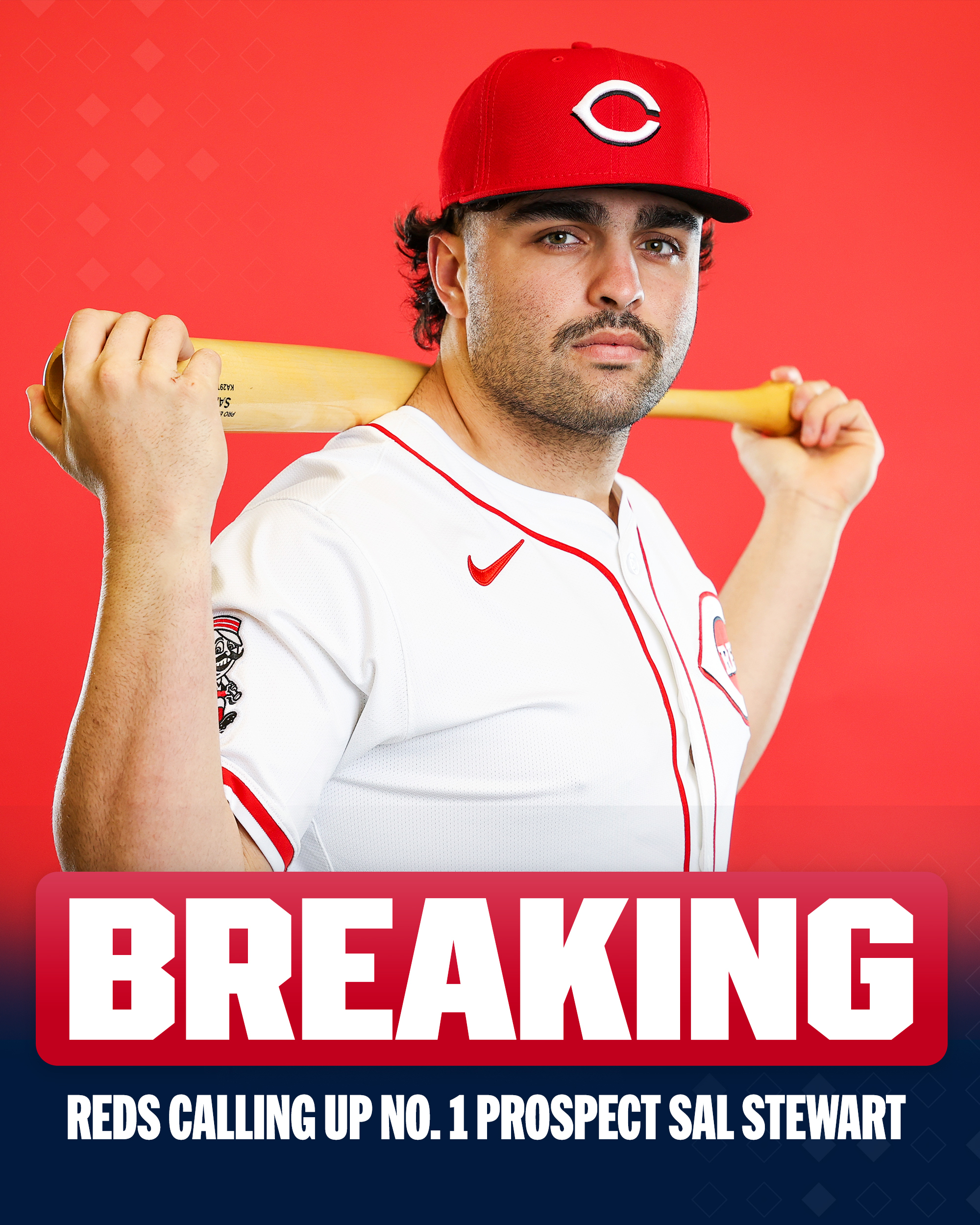 Read more about the article JUST IN: Reds Promote Sal Stewart For His Long-Awaited September Debut, Bolstered By Additional Pitching Reinforcements.